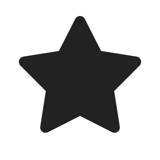 由 Font Awesome 星形图标生成的透明 PNG
